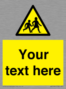 Custom Warning children Sign